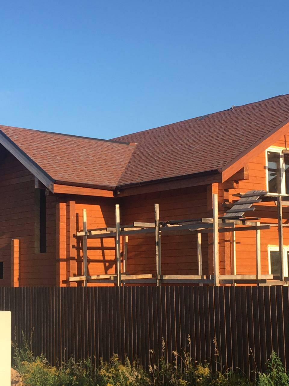 Завершено строительство дома из профилированного бруса камерной сушки в Щелковском районе Московской области