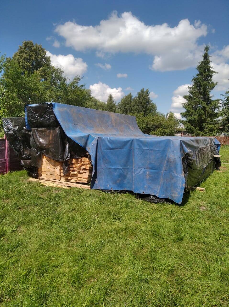 В Рязань приехал домокомплект из сухого бруса для строительства дома
