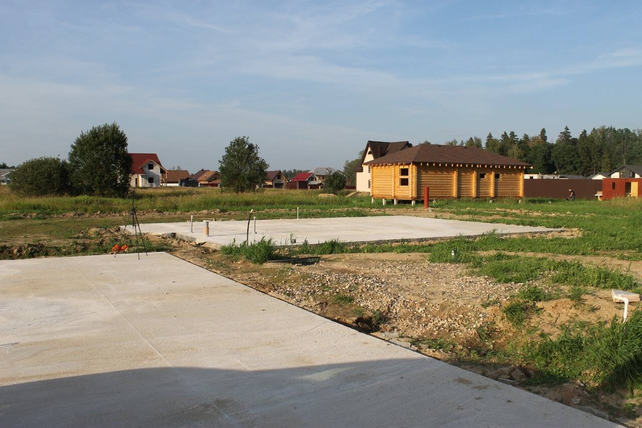 Приемка фундамента для строительства дома в КП Медвежье озеро, Щелковский район, Московская область