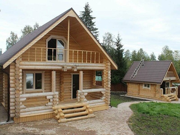 деревянный дом из профилированного бруса под ключ