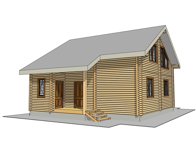 деревянные дома из профилированного бруса