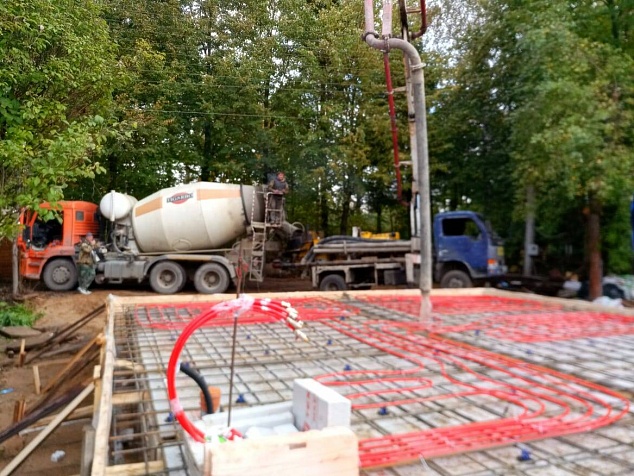 Монтаж фундамента УШП в СНТ "Природа", Кубинка для строительства дома 7х7 из клееного бруса